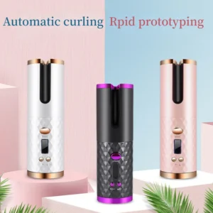 1719562180 llPHAutomatic Hair Culers 3 Color Option USB Charging Portable Wireless Rotate Hair Curler Auto Hair Curling